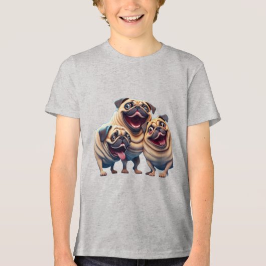 PUG Tri-Blend SHIRT (Voorkant)