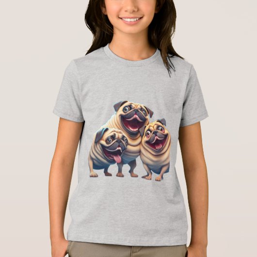 PUG Tri-Blend SHIRT (Voorkant)