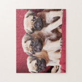 Pug Triplets Legpuzzel (Verticaal)
