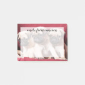 Pug Triplets Post-it® Notes (Voorkant)