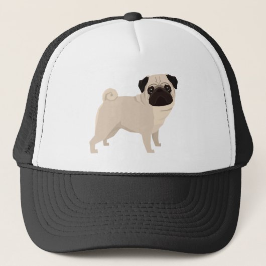Pug Trucker Pet (Voorkant)