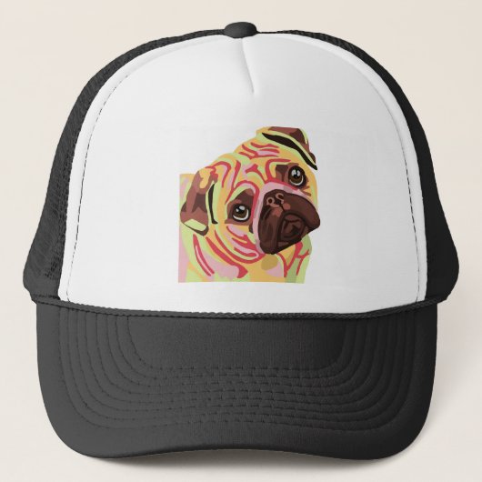 Pug Trucker Pet (Voorkant)