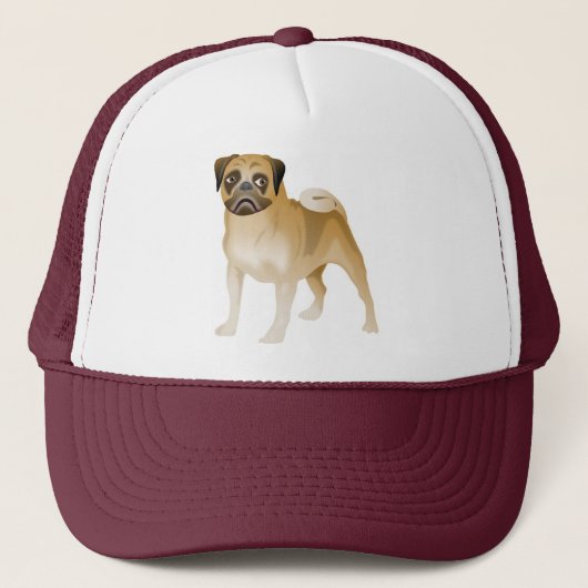 Pug Trucker Pet (Voorkant)