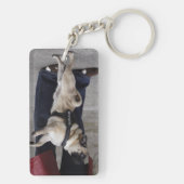 Pug uit controle sleutelhanger (achterkant)