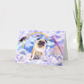 Pug unicorn - Cute pugicorn Kaart (Voorkant)