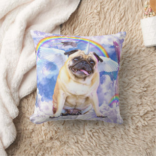 Pug unicorn - Cute pugicorn Kussen