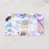 Pug unicorn - Cute pugicorn Visitekaartje (Achterkant)