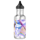 Pug unicorn - Cute pugicorn Waterfles (Rechts)