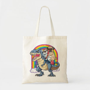 Pug Unicorn Dinosaur T Rex Kinder Tote Bag