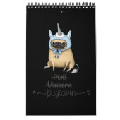 Pug unicorn equal PUGICORN Kalender (Hoes)