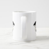 Pug Unicorn | uniek Grote Koffiekop (Achterkant)