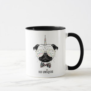 Pug Unicorn   uniek Mok
