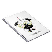 Pug Unicorn | uniek Notitieboek (Rechterzijde)