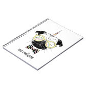 Pug Unicorn | uniek Notitieboek (Linkerzijde)