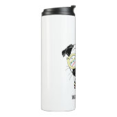 Pug Unicorn | uniek Thermosbeker (Gedraaid links)