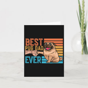 Pug Vader Ever Vaderdag Daddy Papa Pug  Kaart