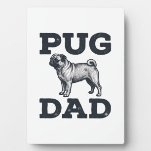 Pug Vader Vintage Gravure Shirt Ontwerp voor Honde Fotoplaat