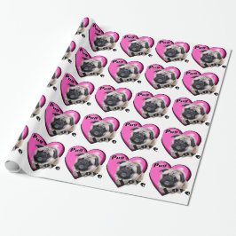 Pug Valentijnsdag Cadeaupapier
