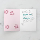 Pug Valentijnsdag Feestdagen Kaart (Binnen)