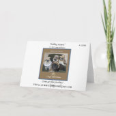Pug van de Bladeren van de herfst Kaart (Achterkant)