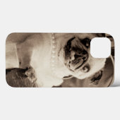 Pug van de koffie Case-Mate iPhone case (Achterkant (horizontaal))