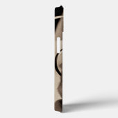 Pug van de koffie Case-Mate iPhone case (Achterkant / Rechts)