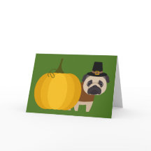 Pug van de Thanksgiving van de pelgrim