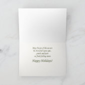 Pug van de vakantie Schaatsende Partij Feestdagen Kaart (Binnen)