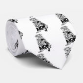 Pug van lettertypes stropdas (Opgerold)