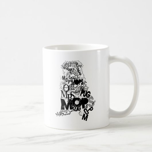 Pug van typen koffiemok (Rechts)