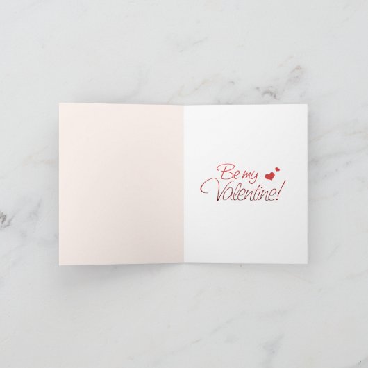 Pug van Valentijn Feestdagen Kaart (Binnen)