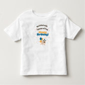 Pug verjaardag 4 jaar kinder shirts (Voorkant)