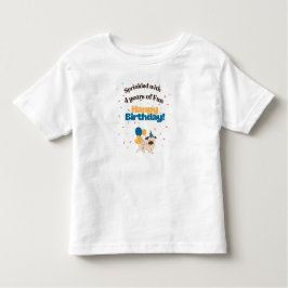 Pug verjaardag 4 jaar kinder shirts
