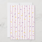 Pug Verjaardag Doggy Party Dog Confetti Kaart (Achterkant)