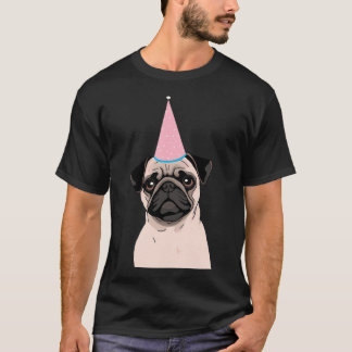 Pug verjaardag t-shirt