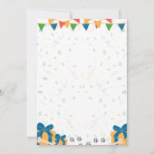 PUG verjaardagsuitnodiging Kaart (Achterkant)