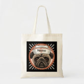 Pug verpleegster tote bag (Voorkant)
