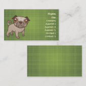Pug-Visitekaartjes Visitekaartje (Voorkant / Achterkant)