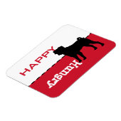 Pug voer me  Uw Woorden Magnet Teken Magneet (Linkerzijde)