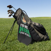 Pug voor St Patrick's Day Paddy Party Golfhanddoek (Groen)