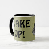 Pug Wake Up Mok (Voorkant links)