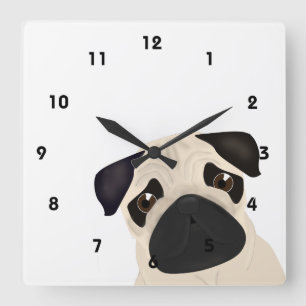 Pug Wall klok