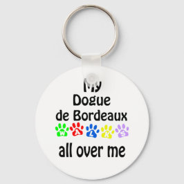 Pug wandelingen ontwerp sleutelhanger