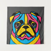 Pug Wandkleed (Voorkant)