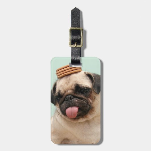 Pug Wants-behandelingen Bagagelabel (Voorkant verticaal)