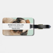 Pug Wants-behandelingen Bagagelabel (Achterkant horizontaal)