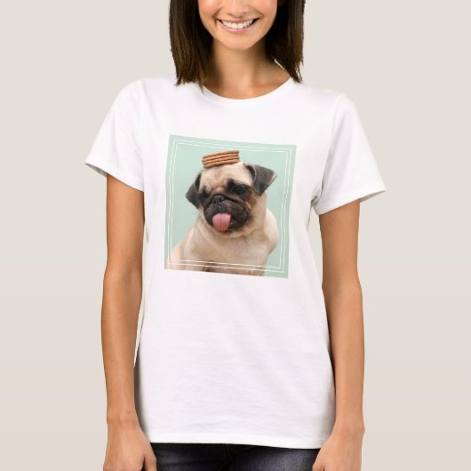 Pug Wants-behandelingen T-shirt (Voorkant)