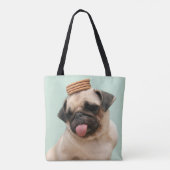 Pug Wants-behandelingen Tote Bag (Achterkant)