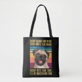 Pug Watching Snack en Meal Tote Bag (Voorkant)