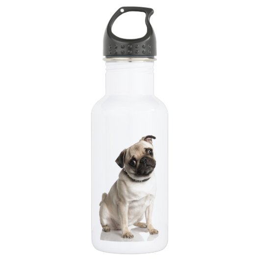 Pug Waterfles (Voorkant)
